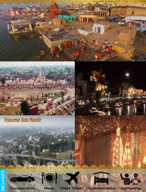 Varanasi Allahabad Chitrakoot Ayodhya Lucknow and Naimisharanya Tour